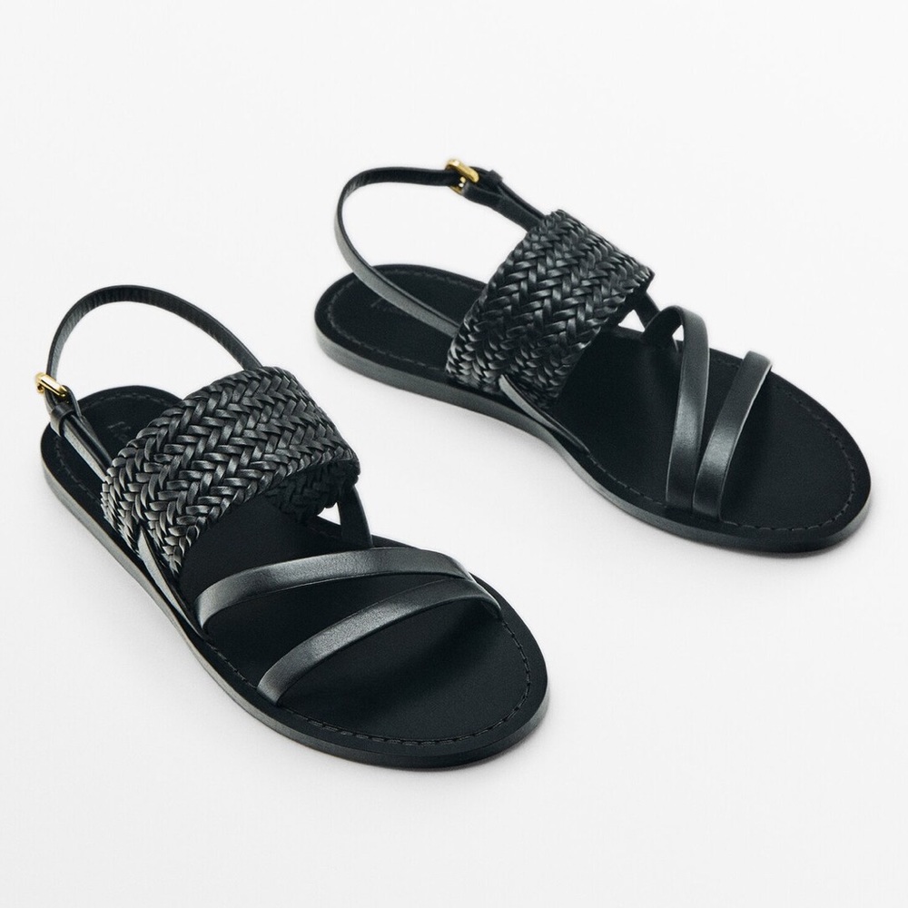 Massimo Dutti VAMP PLAITED SANDALS(8)